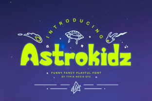 Astrokidz: Where Futuristic Typography Meets Playful Clarity