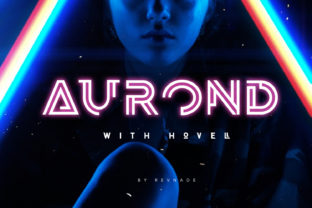 Aurond: A Futuristic Neon Display Font