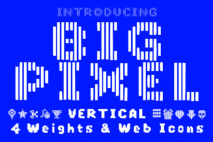 Big Pixel Vertical: The Bold Sci-Fi Display Font That Ignites Digital Creativity