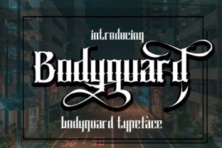 Bodyguard: Bold Tattoo-Inspired Display Font