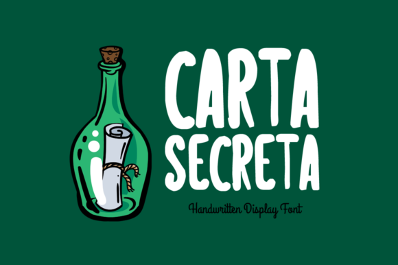 Carta Secreta: A Playful Display Font That Adds Whimsy and Bold Personality to Your Designs
