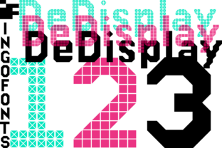 DeDisplay: A Bold, Tech-Inspired Display Font for Purposeful Design