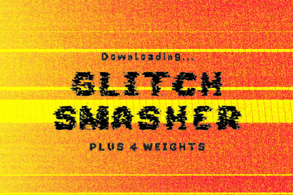 Glitch Smasher: A Bold Digital Font for Tech-Forward Projects