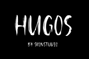 Hugos: A Handwritten Font with Dark Charm for Standout Creative Projects