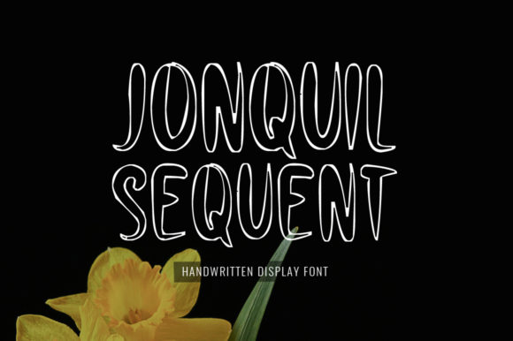 Jonquil Sequent: Where Handmade Charm Meets Display Typography Power