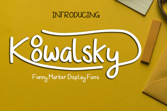 Koowalsky: The Bold Display Font That Makes Your Message Unmissable