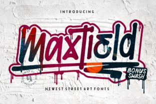 Maxtield: A Graffiti-Inspired Display Font for Modern Design Projects