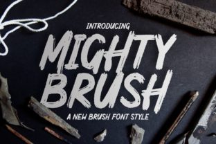 Mighty Brush: Where Expressive Typography Meets Modern Design Needs