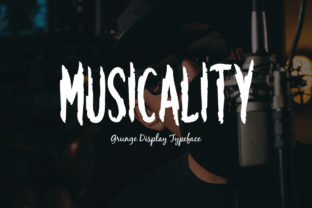 Musicality: The Grunge Display Font That Gives Bold Personality to Every Design