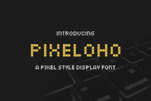 Pixeloho: A Modern Pixel Font with Minimalist Cool