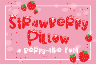 Strawberry Pillow: A Sweet, Contemporary Display Font with Purpose