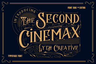 The Second Cinemax: A Vintage Display Font That Feels Like Nostalgia, Built for Real Design Work