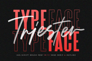 Triester: The Bold Brush Font That Turns Words Into Statements