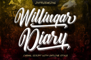 Willingar Diary: The Vintage Display Font That Transforms Design Projects